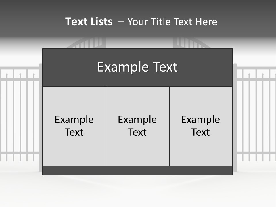 Gate PowerPoint Template