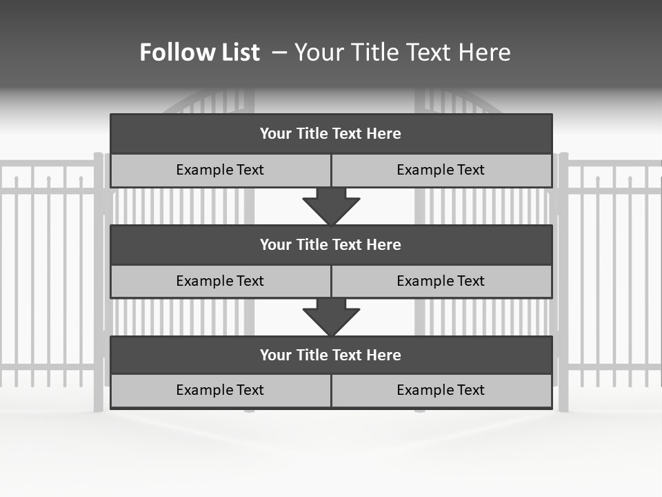 Gate PowerPoint Template