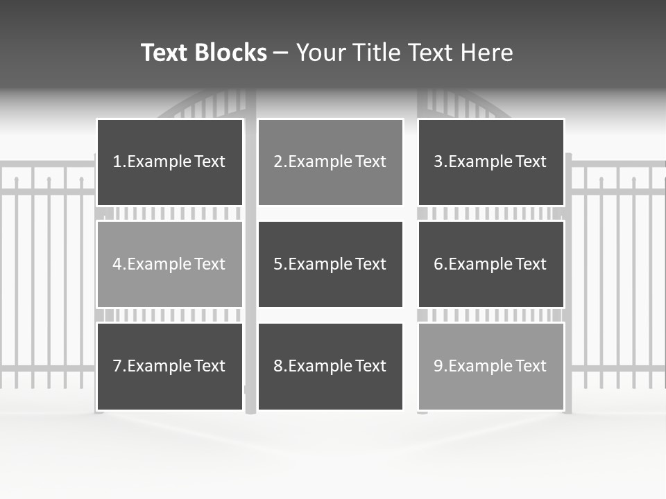 Gate PowerPoint Template