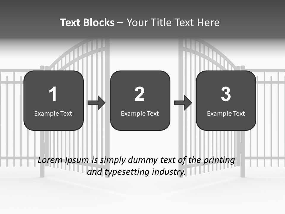 Gate PowerPoint Template