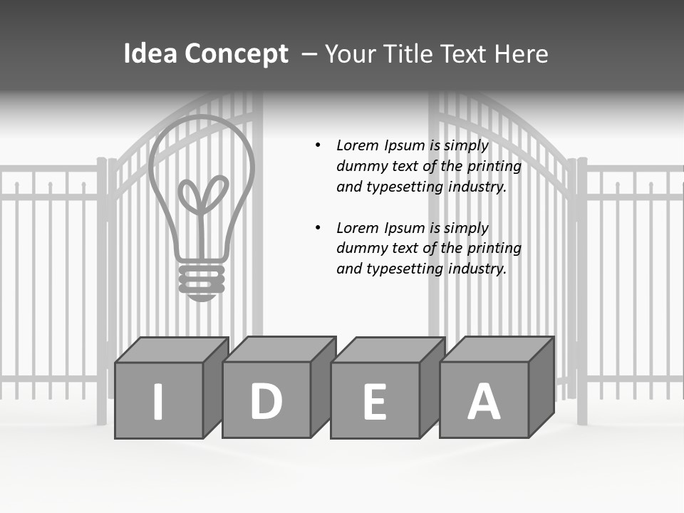 Gate PowerPoint Template