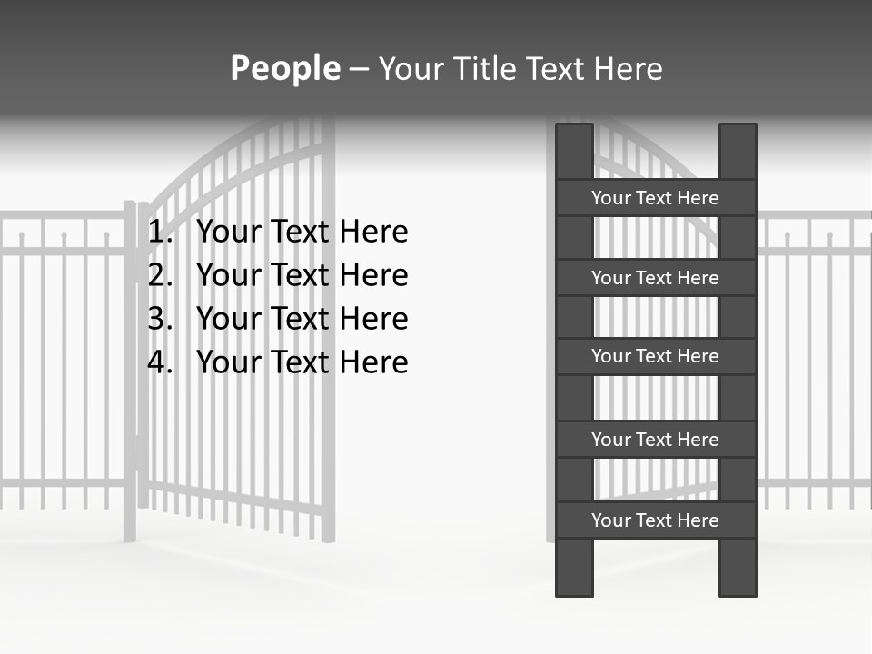 Gate PowerPoint Template