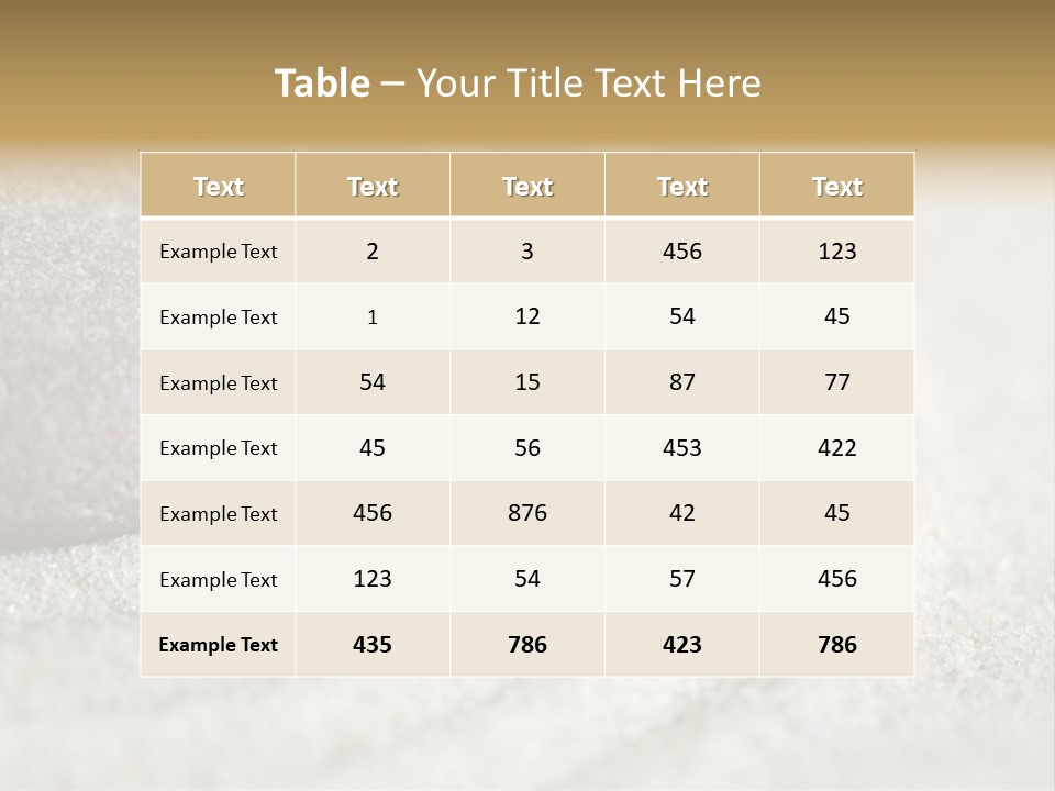 Raked Sand Around A Pebble In A Small Tabletop Rock Garden (Shallow Dof) PowerPoint Template