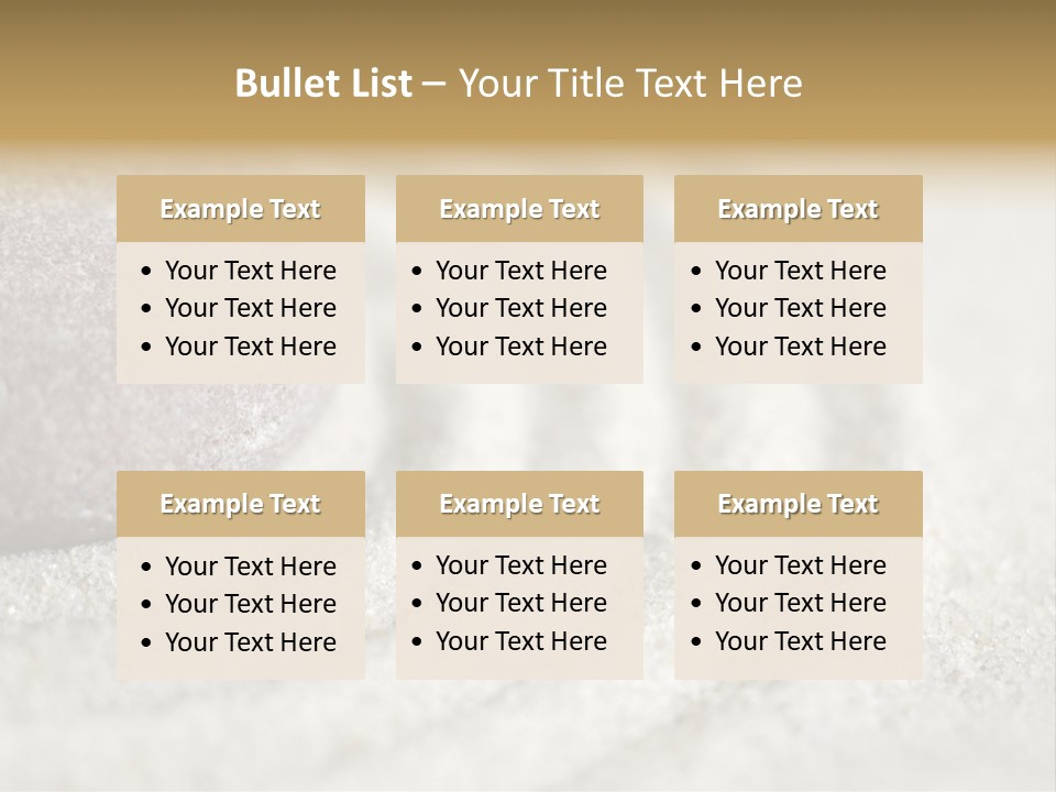 Raked Sand Around A Pebble In A Small Tabletop Rock Garden (Shallow Dof) PowerPoint Template