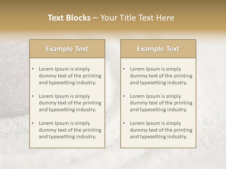 Raked Sand Around A Pebble In A Small Tabletop Rock Garden (Shallow Dof) PowerPoint Template