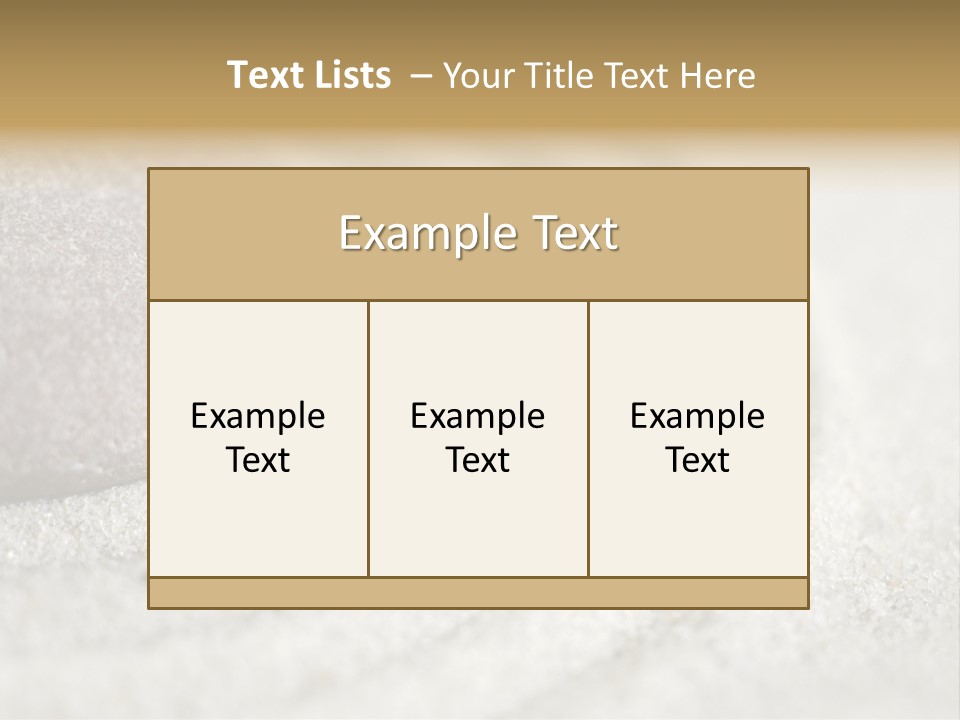 Raked Sand Around A Pebble In A Small Tabletop Rock Garden (Shallow Dof) PowerPoint Template