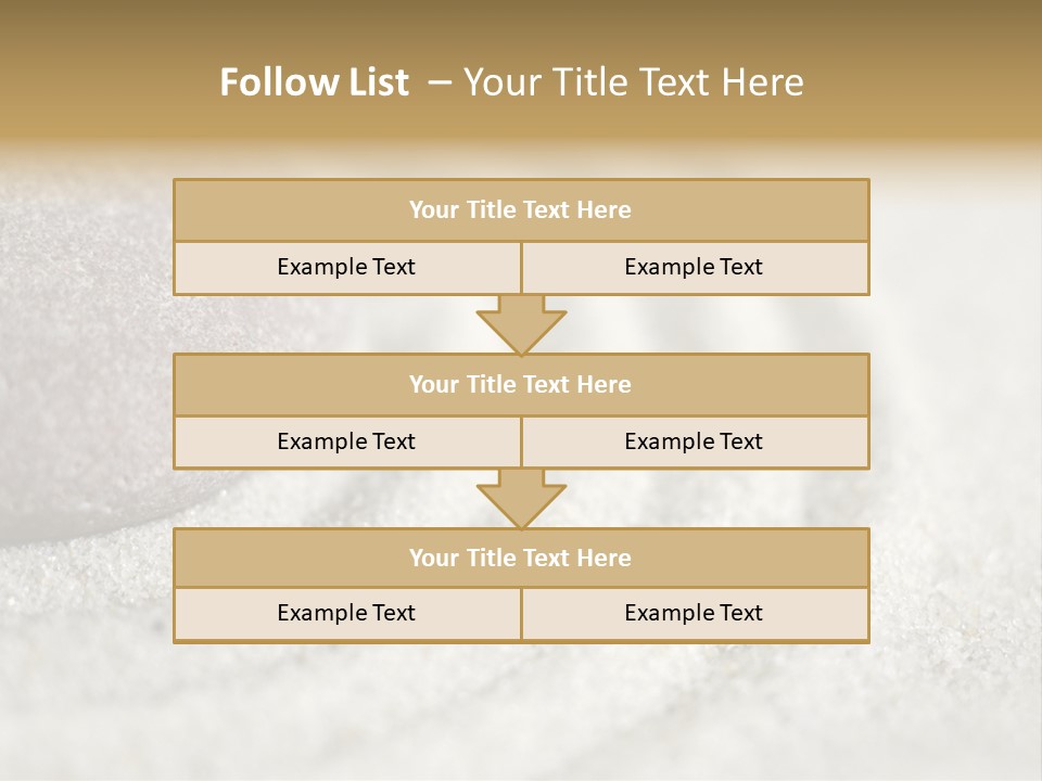 Raked Sand Around A Pebble In A Small Tabletop Rock Garden (Shallow Dof) PowerPoint Template