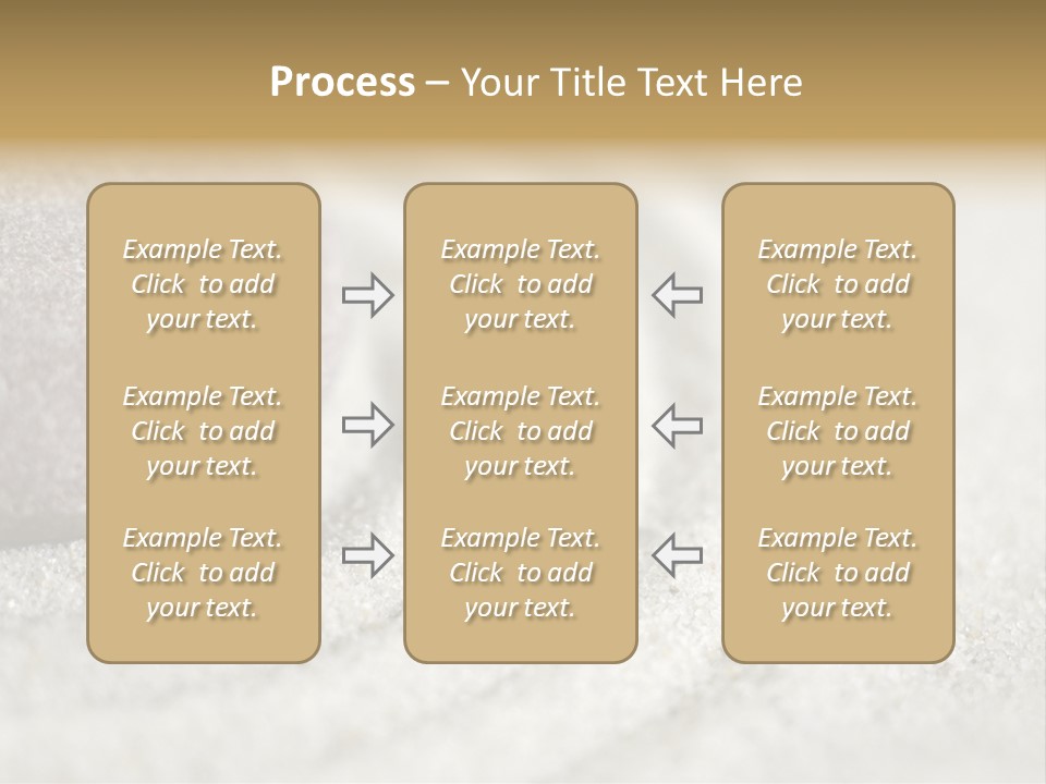 Raked Sand Around A Pebble In A Small Tabletop Rock Garden (Shallow Dof) PowerPoint Template