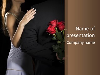 Young Couple In Love PowerPoint Template