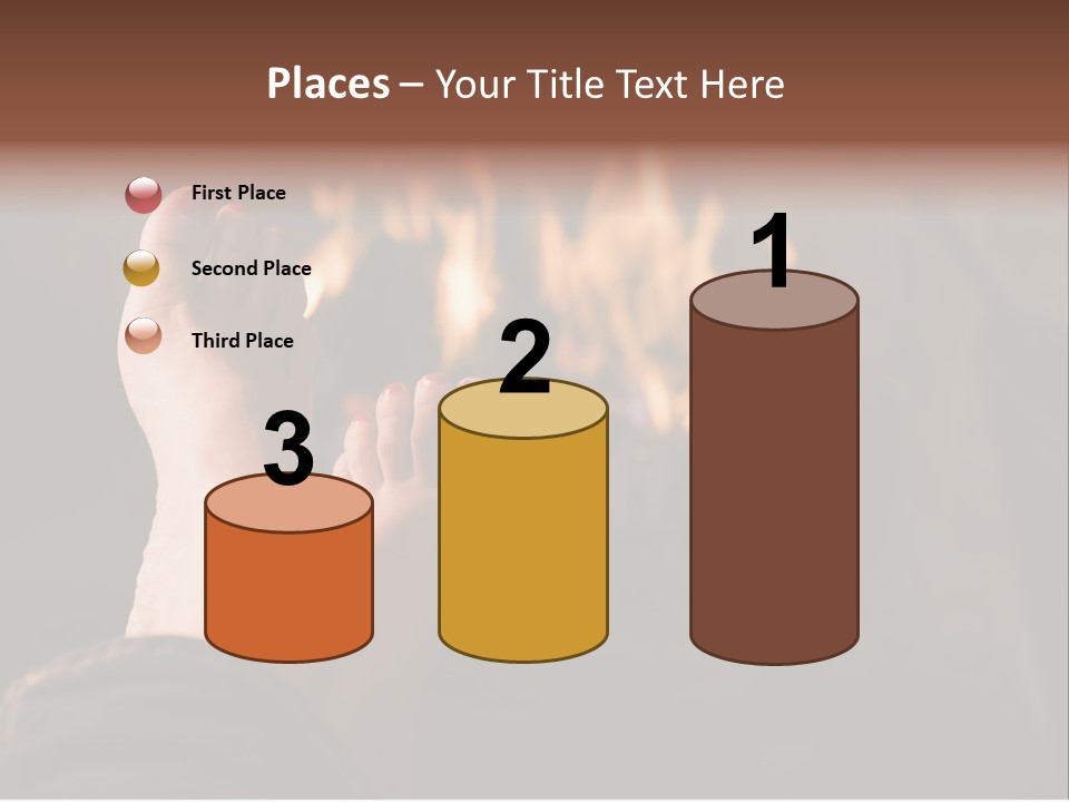 Feet Warming At A Fireplace PowerPoint Template
