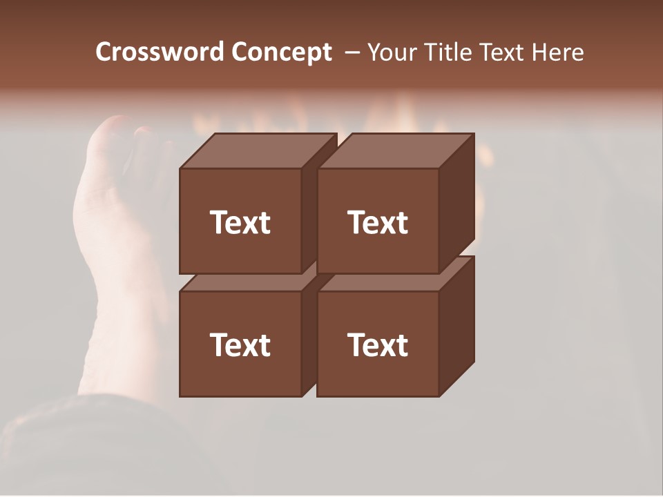 Feet Warming At A Fireplace PowerPoint Template