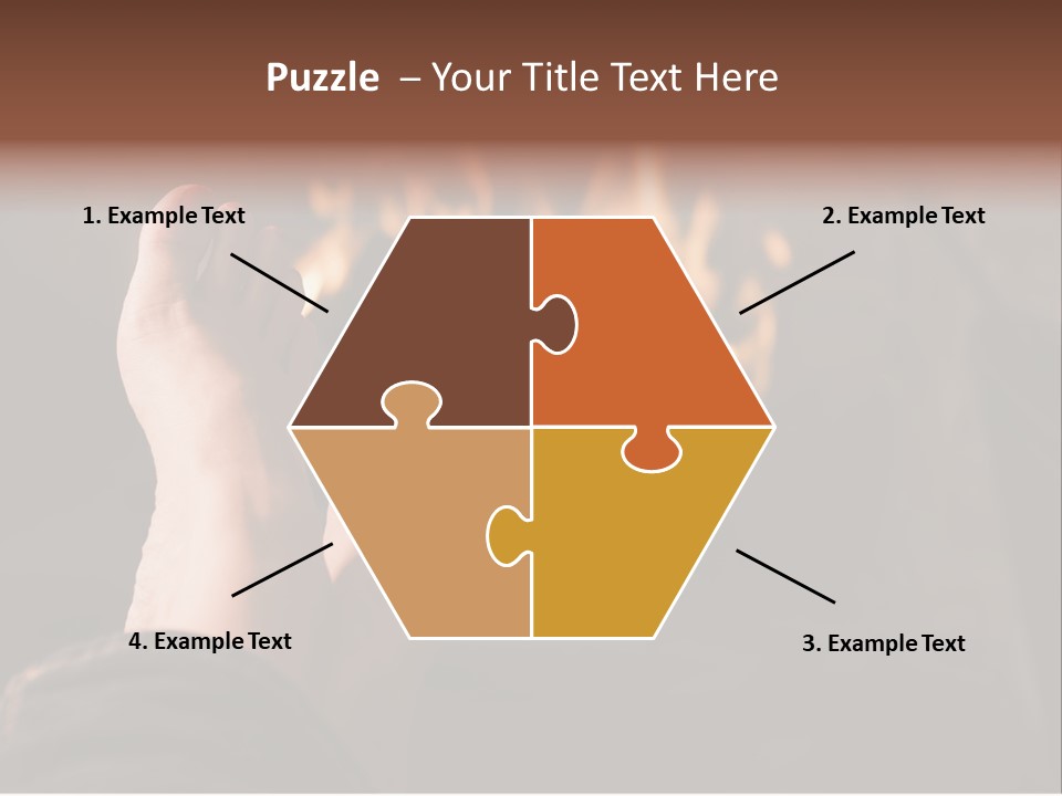 Feet Warming At A Fireplace PowerPoint Template