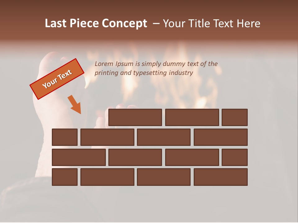 Feet Warming At A Fireplace PowerPoint Template