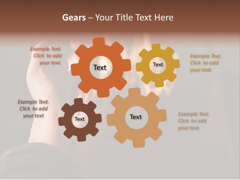 Feet Warming At A Fireplace PowerPoint Template