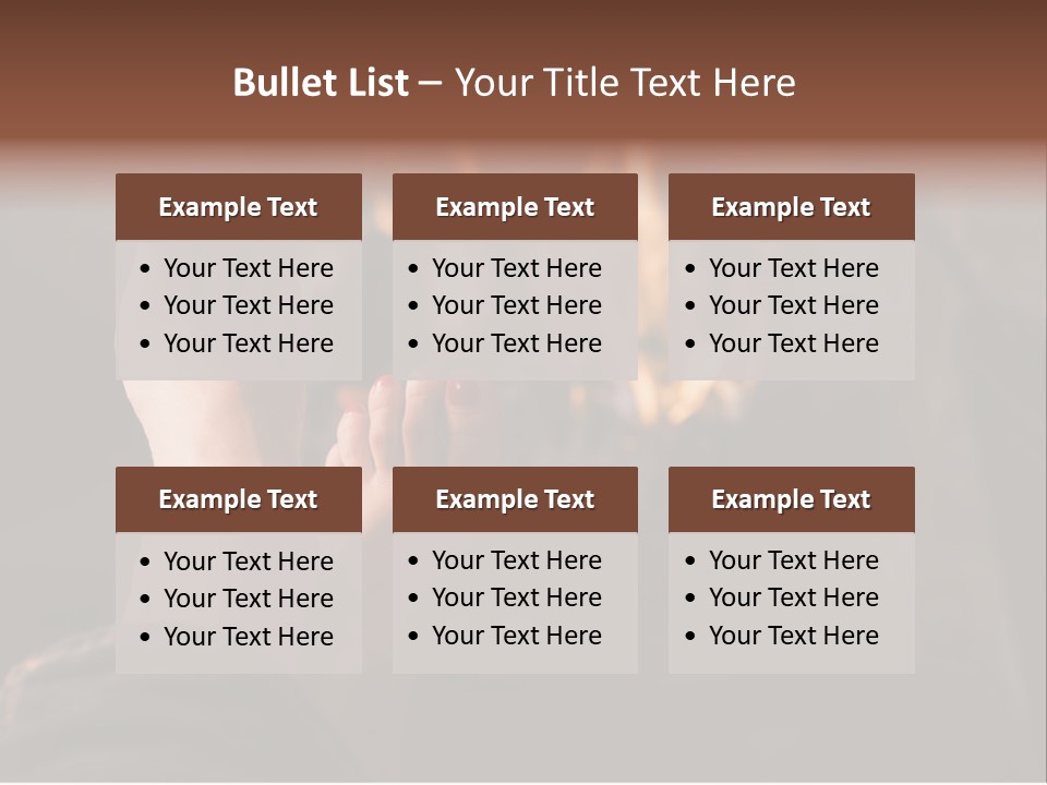 Feet Warming At A Fireplace PowerPoint Template