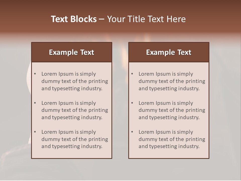 Feet Warming At A Fireplace PowerPoint Template