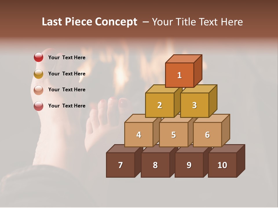 Feet Warming At A Fireplace PowerPoint Template