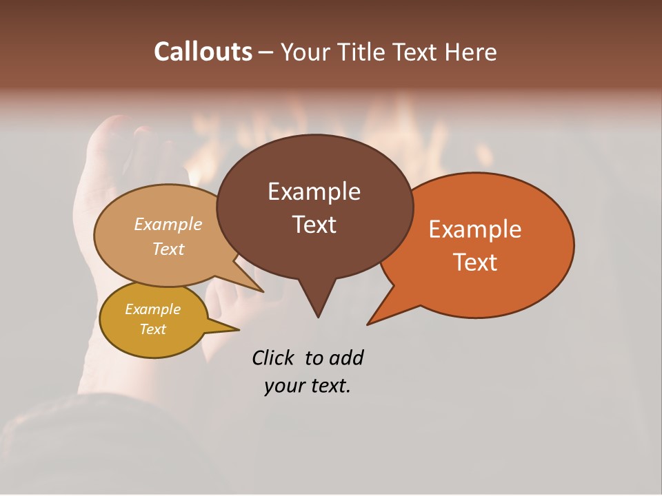 Feet Warming At A Fireplace PowerPoint Template