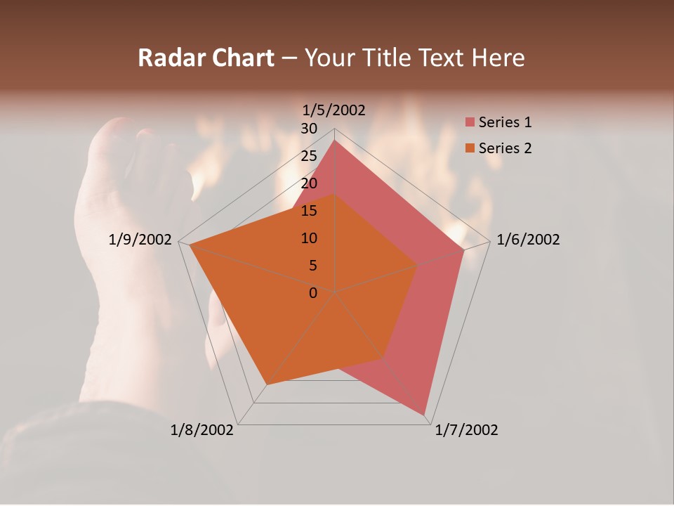 Feet Warming At A Fireplace PowerPoint Template