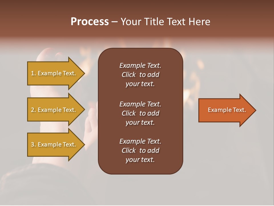 Feet Warming At A Fireplace PowerPoint Template