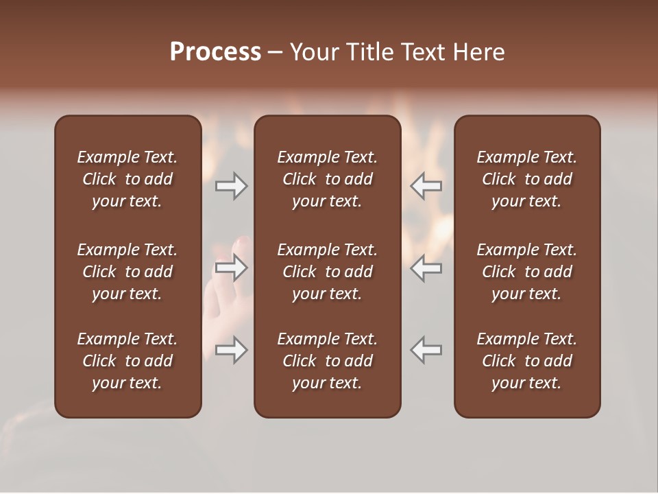 Feet Warming At A Fireplace PowerPoint Template
