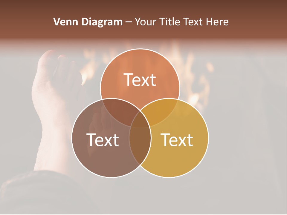 Feet Warming At A Fireplace PowerPoint Template