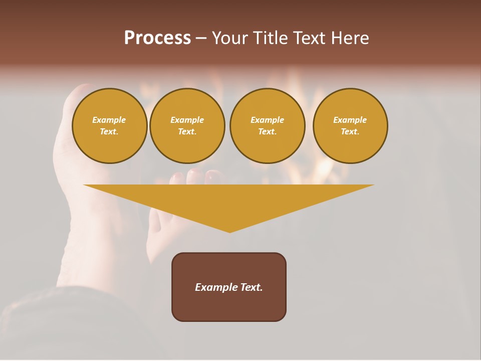 Feet Warming At A Fireplace PowerPoint Template