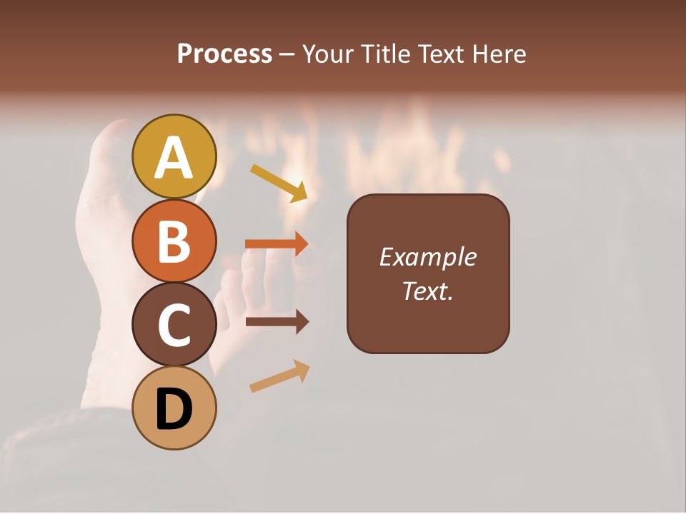 Feet Warming At A Fireplace PowerPoint Template