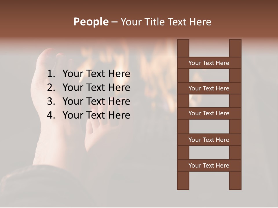 Feet Warming At A Fireplace PowerPoint Template