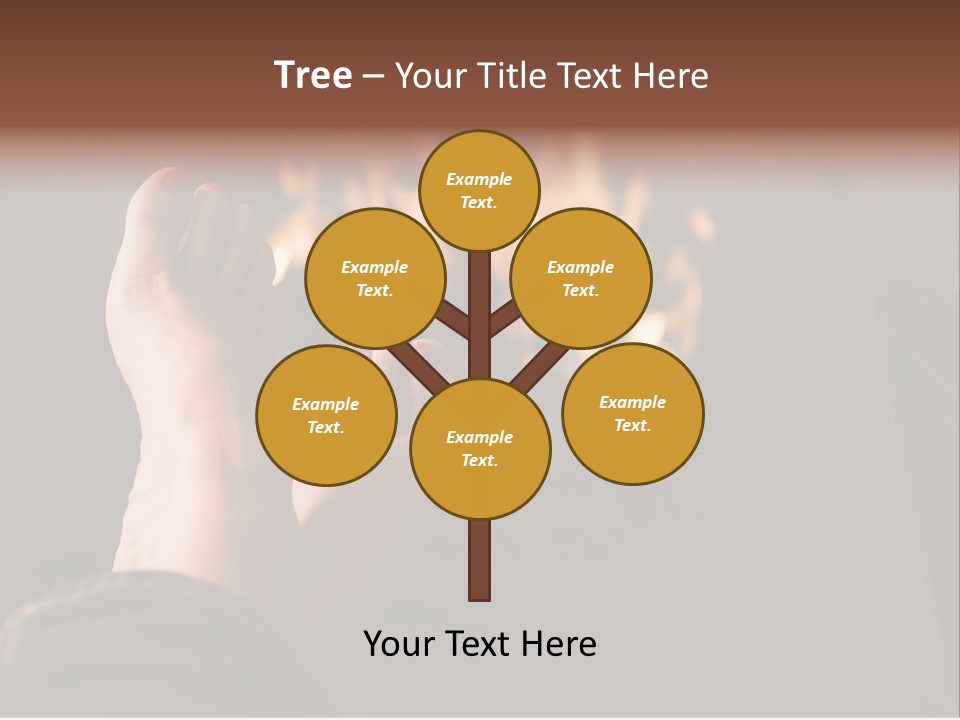 Feet Warming At A Fireplace PowerPoint Template