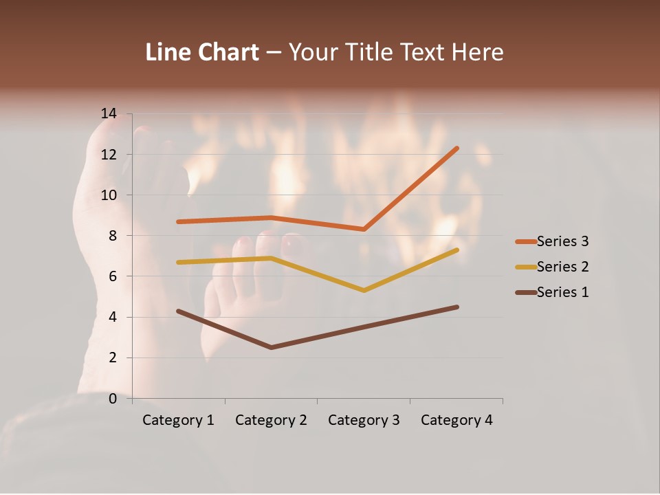 Feet Warming At A Fireplace PowerPoint Template