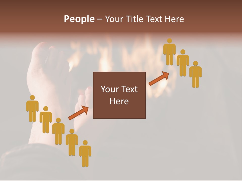 Feet Warming At A Fireplace PowerPoint Template