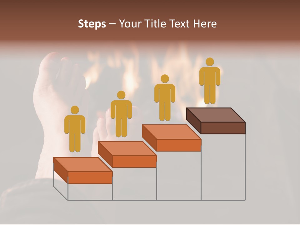 Feet Warming At A Fireplace PowerPoint Template