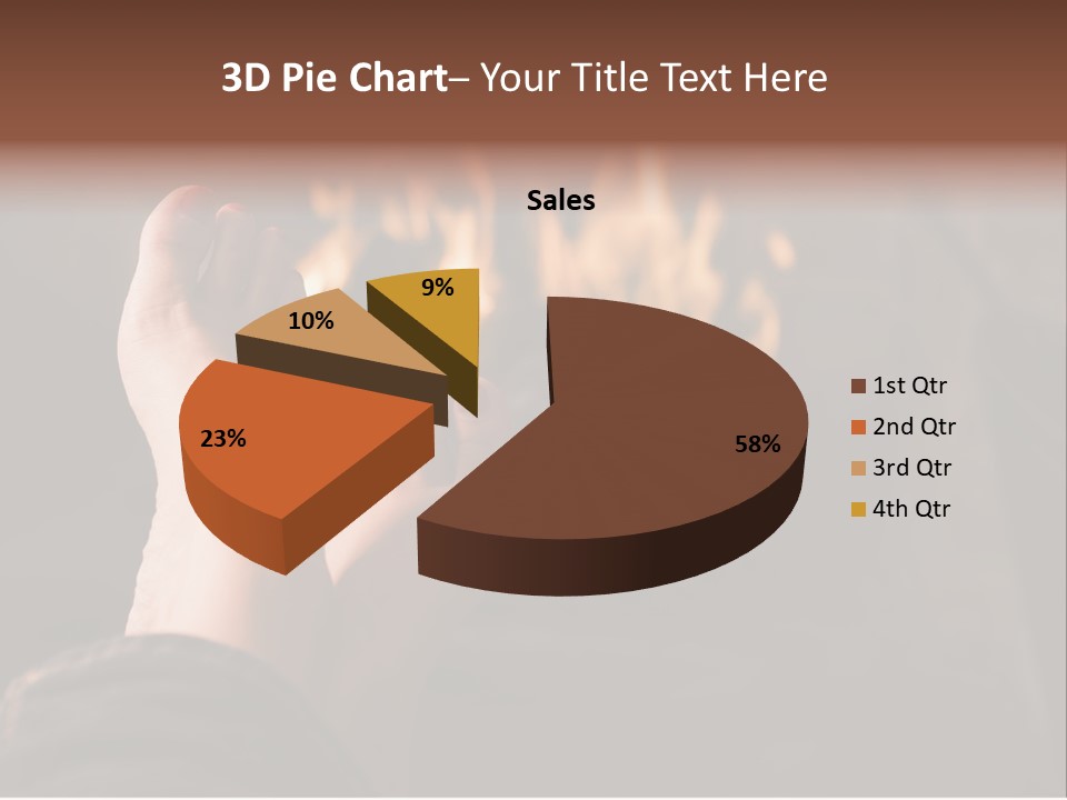 Feet Warming At A Fireplace PowerPoint Template