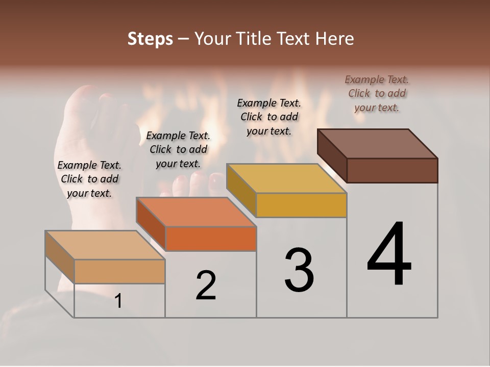 Feet Warming At A Fireplace PowerPoint Template
