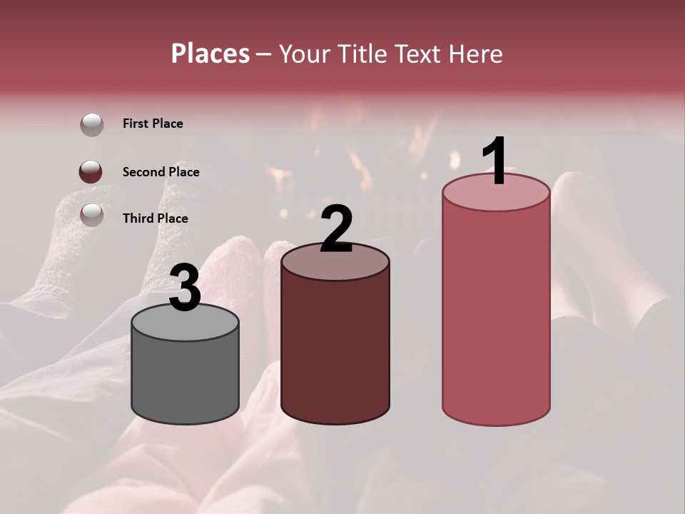 A Group Of People Laying In Front Of A Fire Place PowerPoint Template