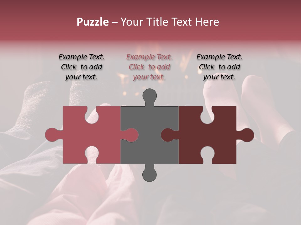 A Group Of People Laying In Front Of A Fire Place PowerPoint Template