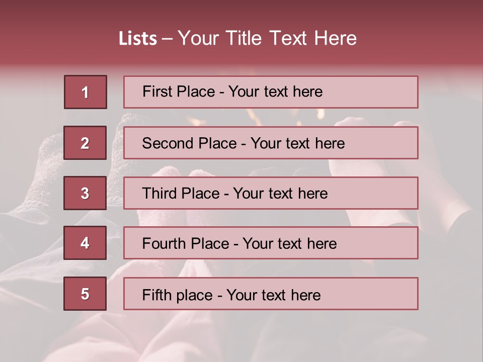 A Group Of People Laying In Front Of A Fire Place PowerPoint Template