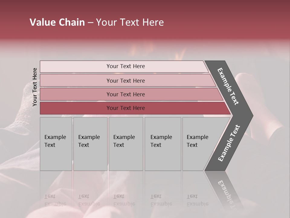 A Group Of People Laying In Front Of A Fire Place PowerPoint Template