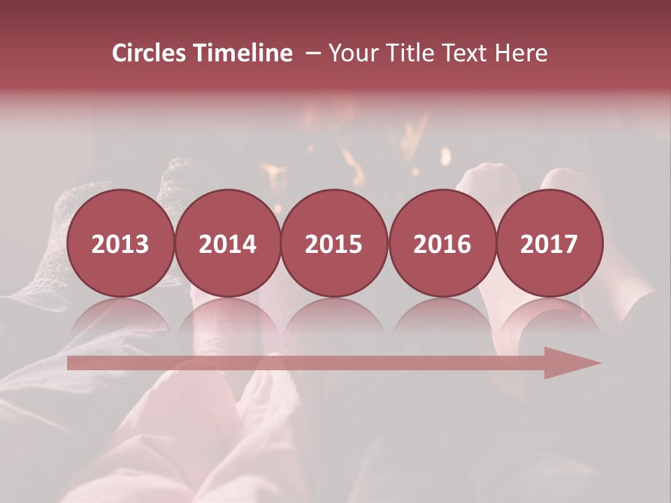 A Group Of People Laying In Front Of A Fire Place PowerPoint Template