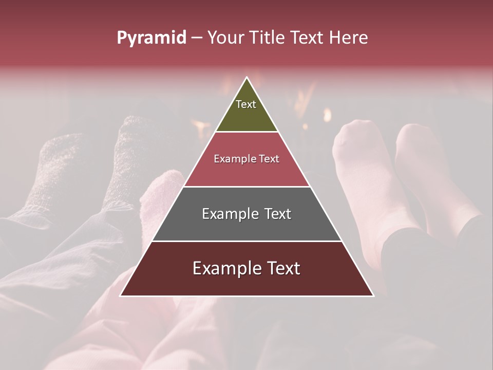 A Group Of People Laying In Front Of A Fire Place PowerPoint Template