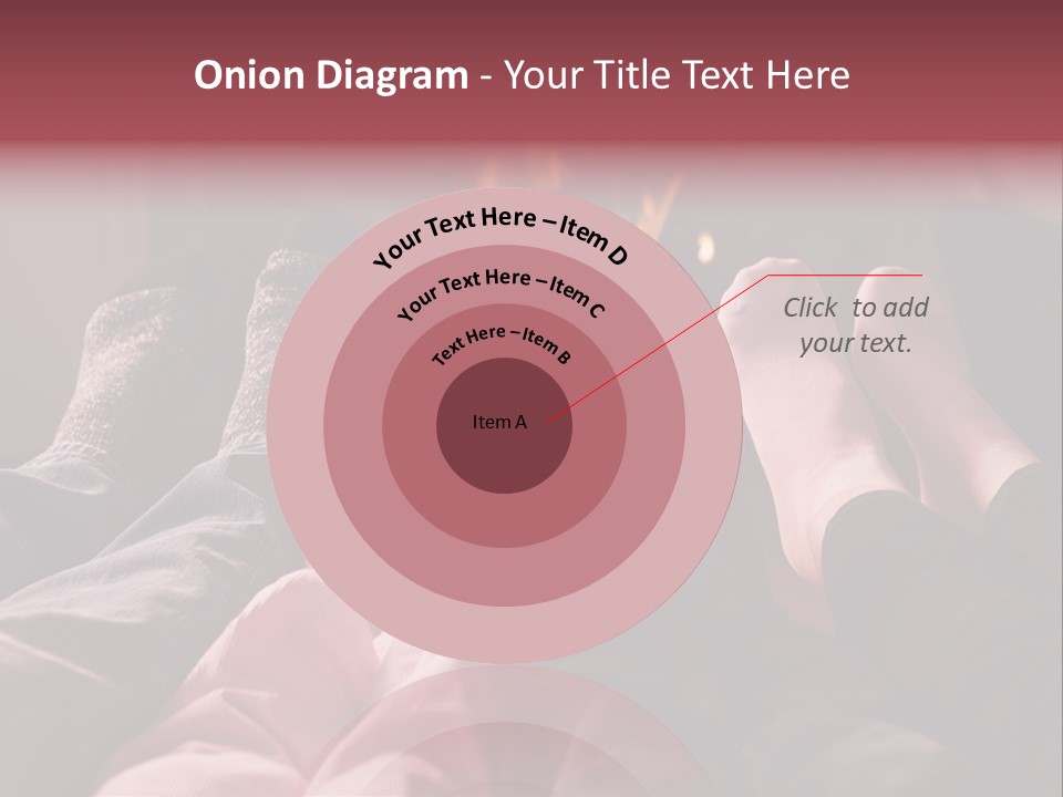 A Group Of People Laying In Front Of A Fire Place PowerPoint Template