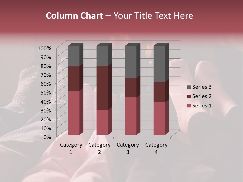 A Group Of People Laying In Front Of A Fire Place PowerPoint Template