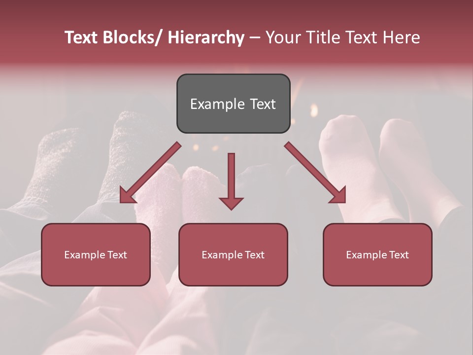 A Group Of People Laying In Front Of A Fire Place PowerPoint Template