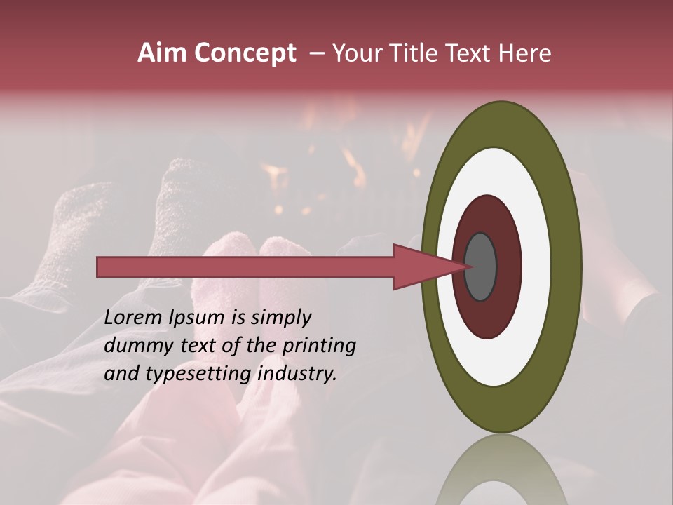 A Group Of People Laying In Front Of A Fire Place PowerPoint Template