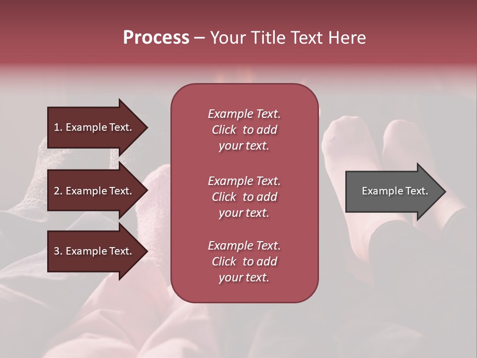 A Group Of People Laying In Front Of A Fire Place PowerPoint Template