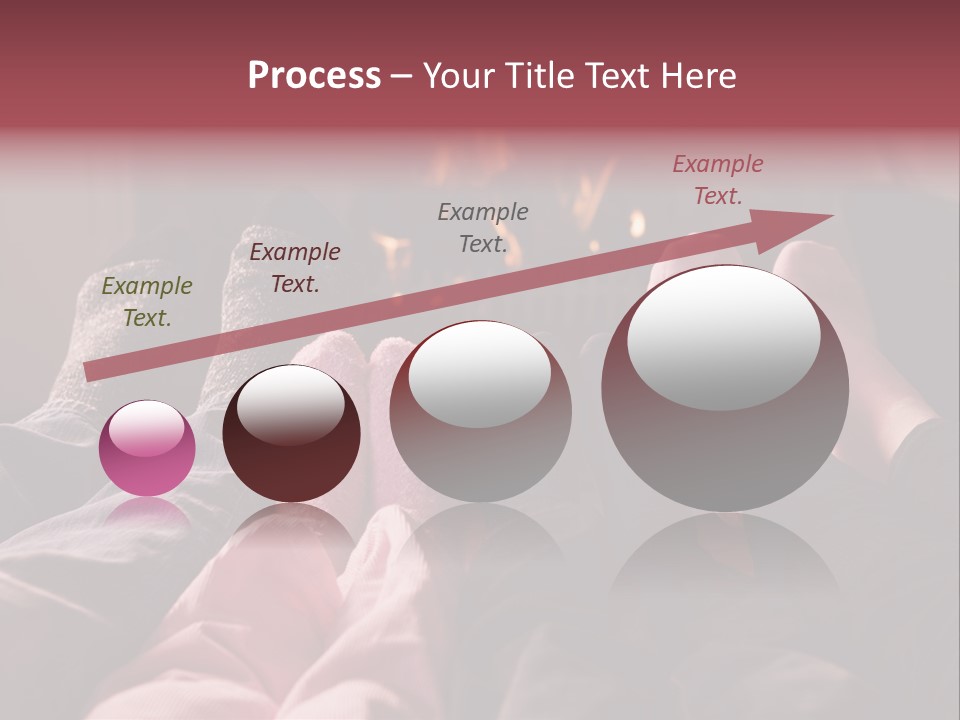 A Group Of People Laying In Front Of A Fire Place PowerPoint Template