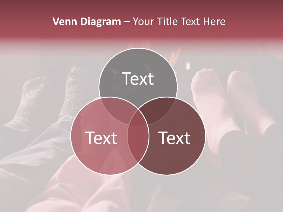 A Group Of People Laying In Front Of A Fire Place PowerPoint Template