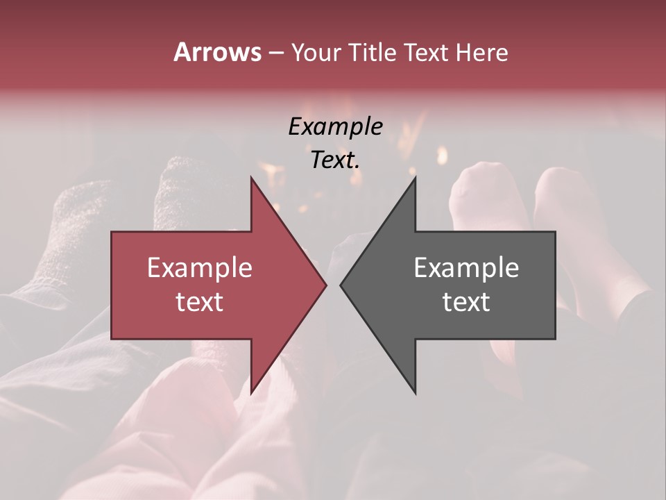 A Group Of People Laying In Front Of A Fire Place PowerPoint Template