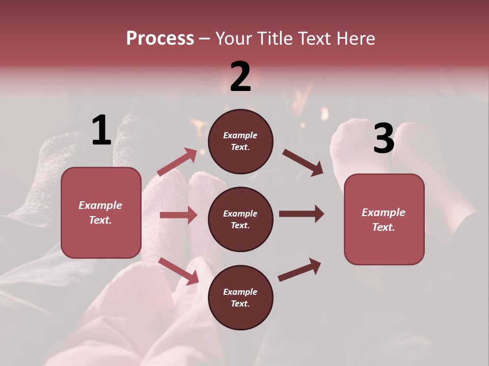 A Group Of People Laying In Front Of A Fire Place PowerPoint Template